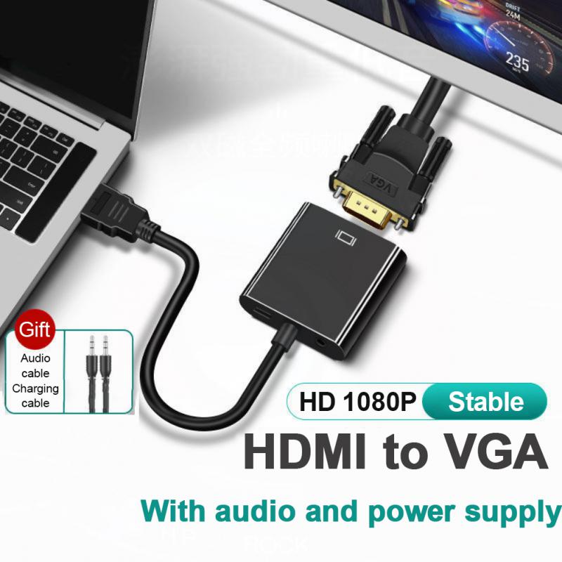 HD 1080P HDMI To VGA ̺  (   ġ ) HDMI Male To VGA Female  , º Ʈ PC TV 